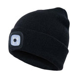 Unisex Autumn Winter LED Lighted Cap Warm Beanies Outdoor Fishing Running Beanie Hat Flash headlight Camping Climbing Caps