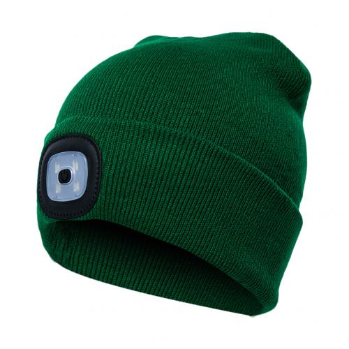 Unisex Autumn Winter LED Lighted Cap Warm Beanies Outdoor Fishing Running Beanie Hat Flash headlight Camping Climbing Caps