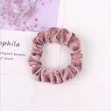 2020 Fashion Korea Hair Scrunchie Hair Ties Elastic Hair Bands Women Girls Zipper Headwear Ponytail Holders Hair Accessories