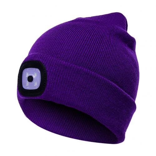 Unisex Autumn Winter LED Lighted Cap Warm Beanies Outdoor Fishing Running Beanie Hat Flash headlight Camping Climbing Caps