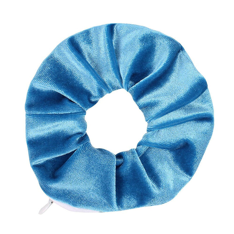 2020 Fashion Korea Hair Scrunchie Hair Ties Elastic Hair Bands Women Girls Zipper Headwear Ponytail Holders Hair Accessories