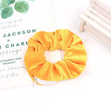 2020 Fashion Korea Hair Scrunchie Hair Ties Elastic Hair Bands Women Girls Zipper Headwear Ponytail Holders Hair Accessories